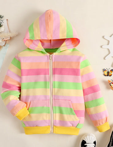 Rainbow Zip-up Hoodie