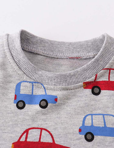 Car Printed Sweatshirt