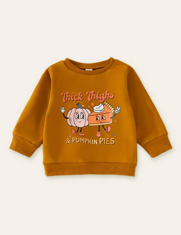 Halloween Pumpkin Printed Long Sleeve T-shirt