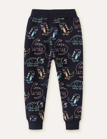 Dinosaur Printed Sweatpants