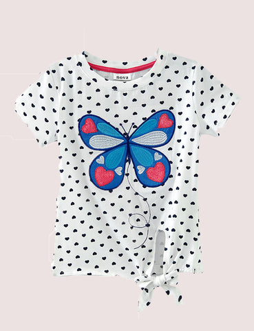 Butterfly Dots Short Sleeve T-shirt