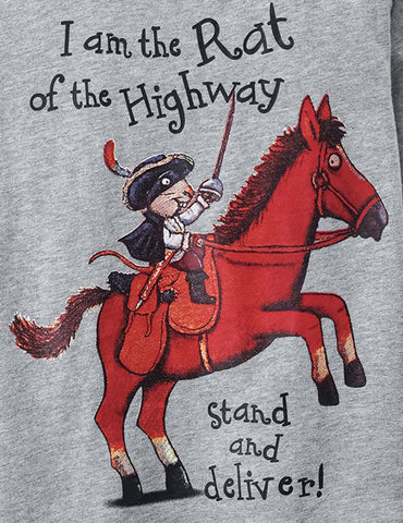 Mouse Horse Printed Long-Sleeved T-shirt