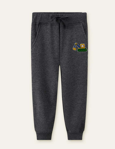 Excavator Appliqué Sweatpants