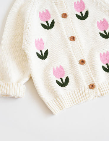 Tulip Button Through Cardigan