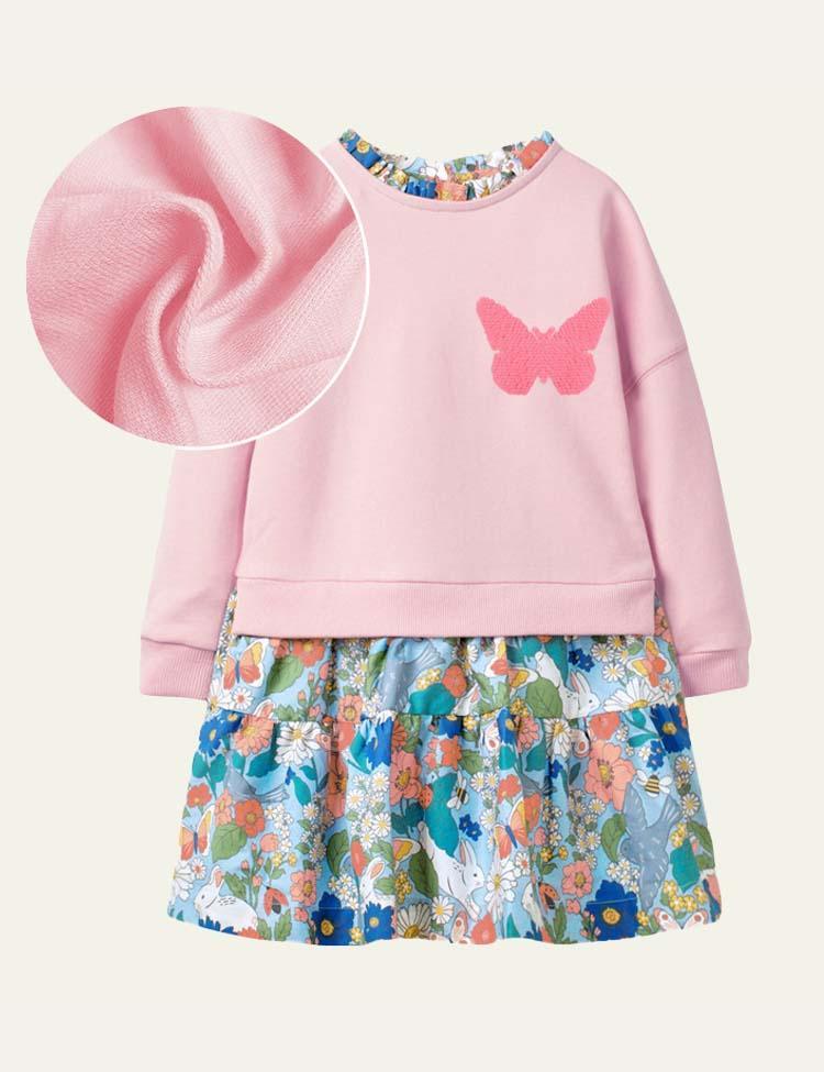 Butterfly Floral Dress - CCMOM