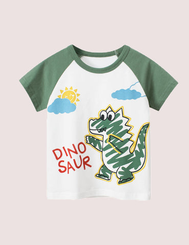 Dinosaur Fun Printed T-shirt