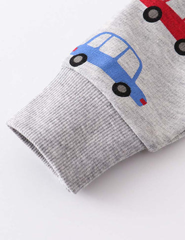 Car Printed Sweatshirt