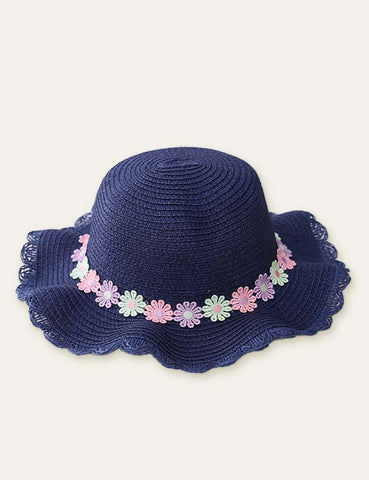 Flower Travel Vacation Straw Hat - CCMOM