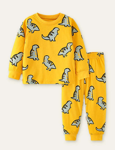 Dinosaur Full Printed Pajamas