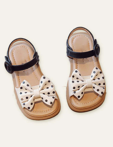 Bow Polka Dot Sandals