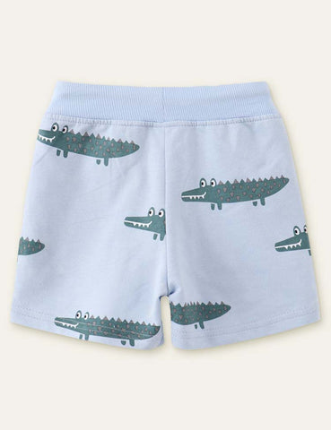 Alligator Printed Shorts