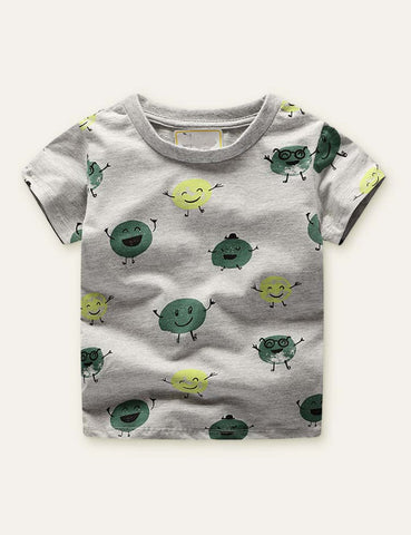 Cartoon Printed T-shirt