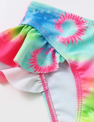 Color Tie-Dye Swimsuit