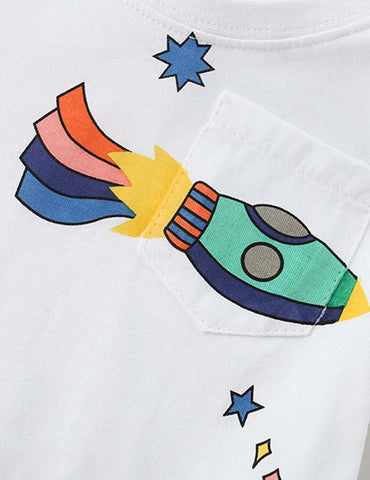 Rocket Printed T-shirt