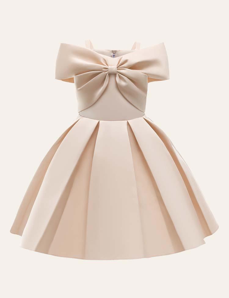 Bow Suspenders Party Dress - CCMOM