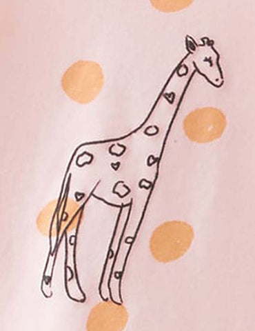 Giraffe Polka Dot Printed T-shirt