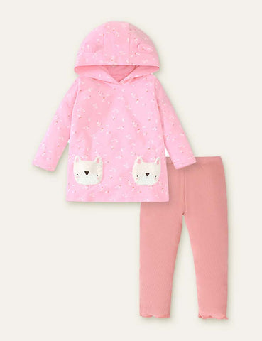 Kitten Pocket Hoodie + Pants