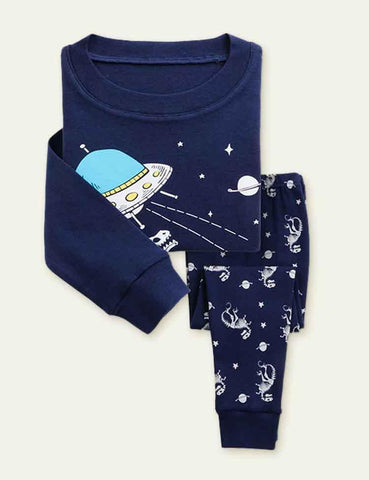 Cartoon Printed Pajamas - CCMOM