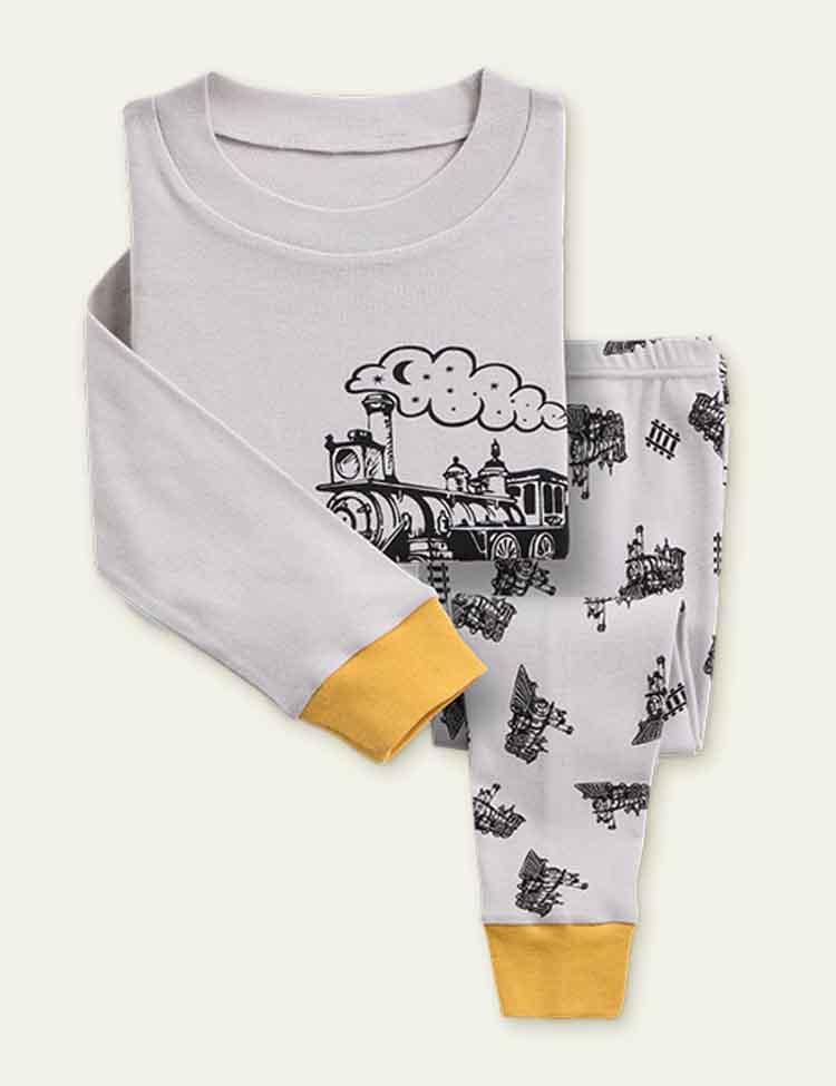 Cartoon Printed Pajamas - CCMOM