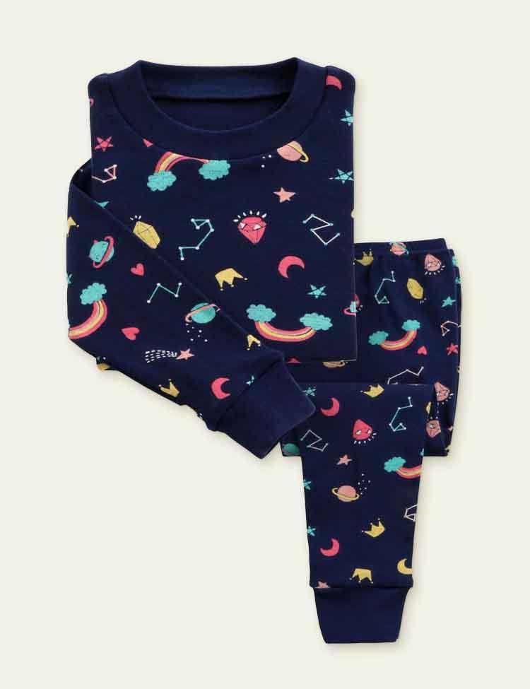 Cartoon Printed Pajamas - CCMOM