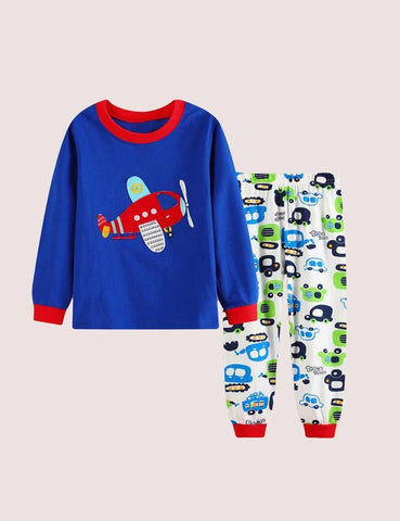 Cartoon Printed Pajamas Set - CCMOM