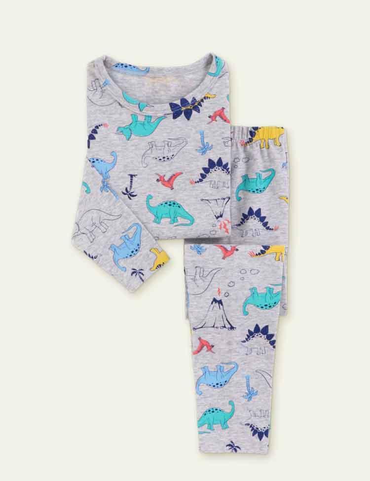 Cartoon Shark Printed Pajamas - CCMOM