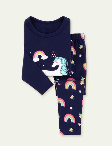 Cartoon Shark Printed Pajamas - CCMOM