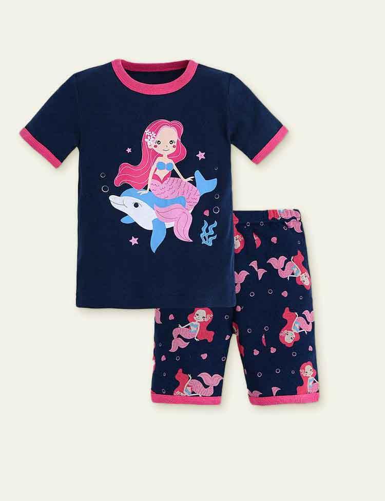 Casual Cartoon Cotton Pajamas - CCMOM