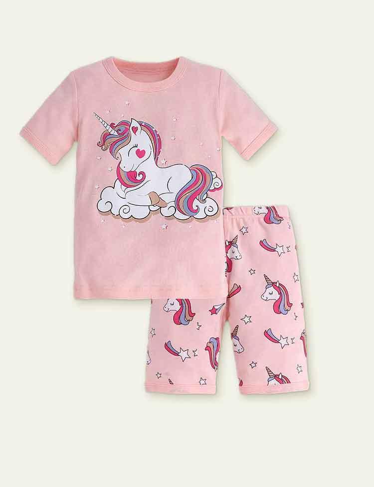 Casual Cartoon Cotton Pajamas - CCMOM