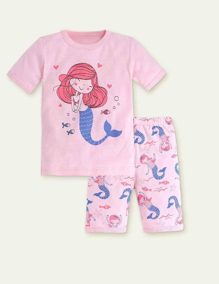 Casual Cartoon Cotton Pajamas - CCMOM