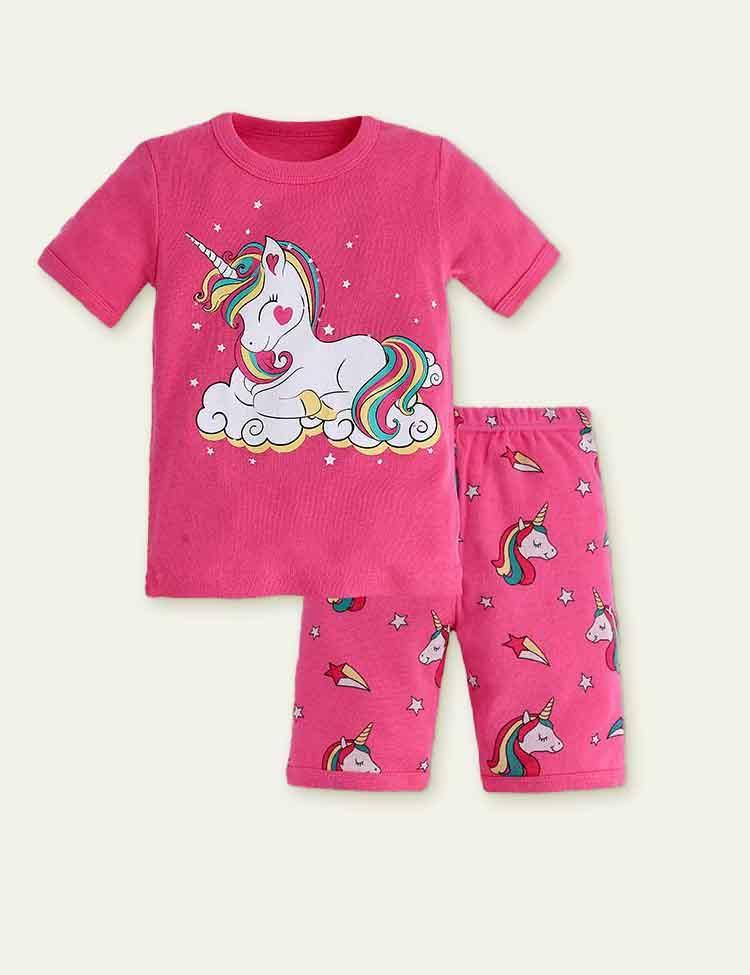 Casual Cartoon Cotton Pajamas - CCMOM