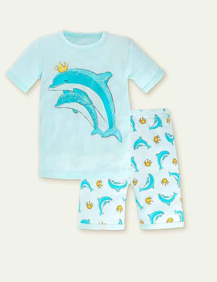 Casual Cartoon Cotton Pajamas - CCMOM