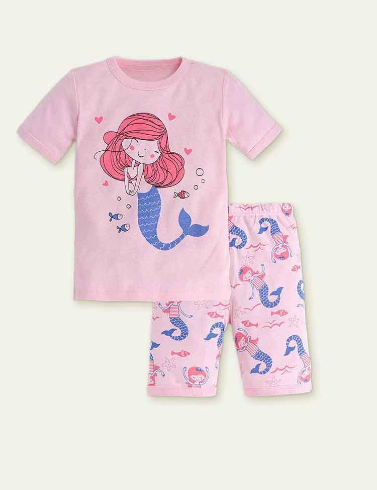 Casual Cartoon Cotton Pajamas - CCMOM