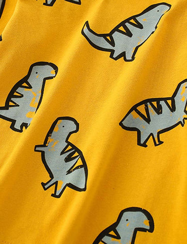 Dinosaur Full Printed Pajamas