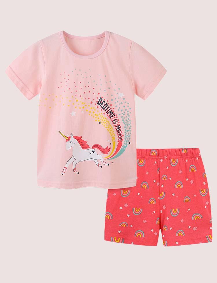 Rainbow Unicorn T-shirt Set - CCMOM