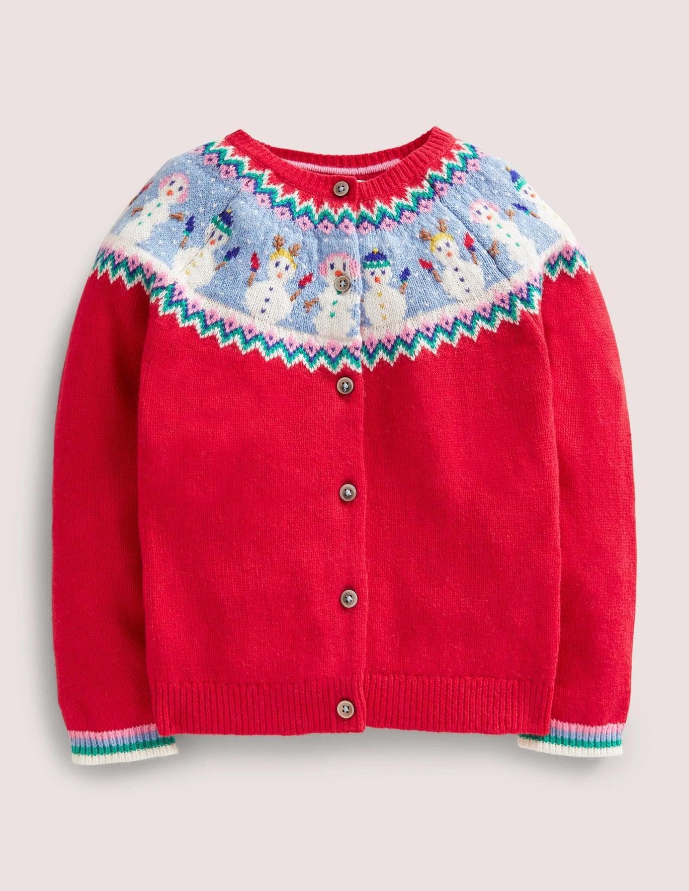 CLEARANCE- Christmas Snowman Cardigan - CCMOM