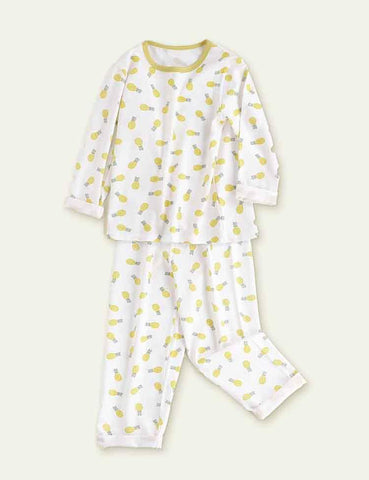 Cute Cartoon Printed Long-Sleeved Cotton pajamas - CCMOM