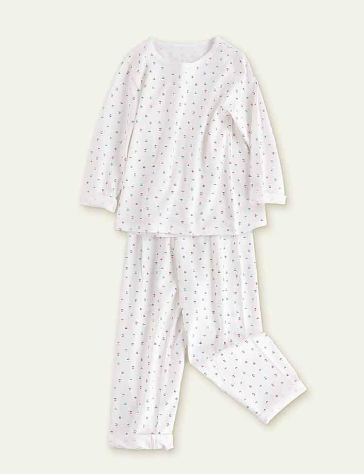 Cute Cartoon Printed Long-Sleeved Cotton pajamas - CCMOM