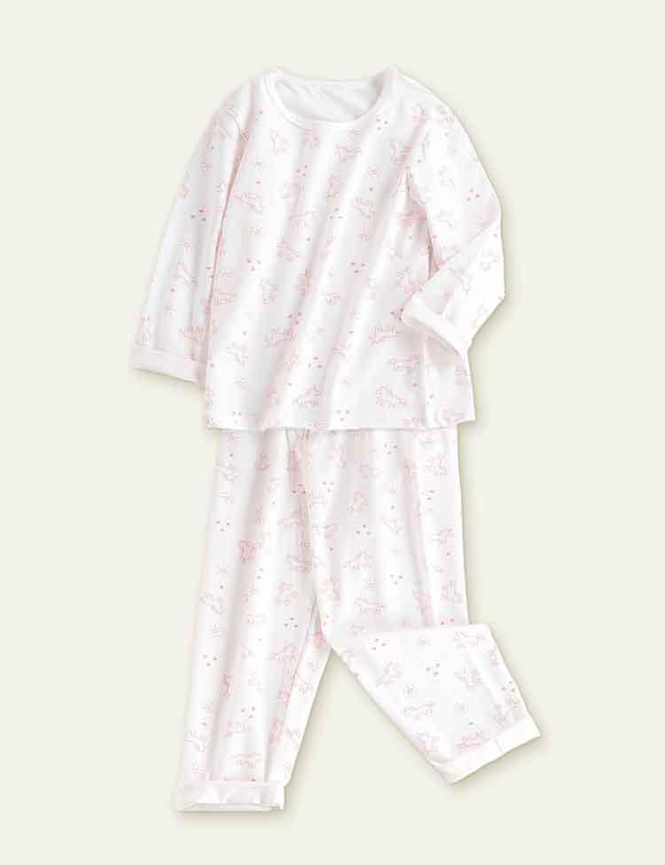 Cute Cartoon Printed Long-Sleeved Cotton pajamas - CCMOM