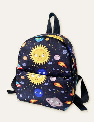 Cartoon Printed Schoolbag Backpack