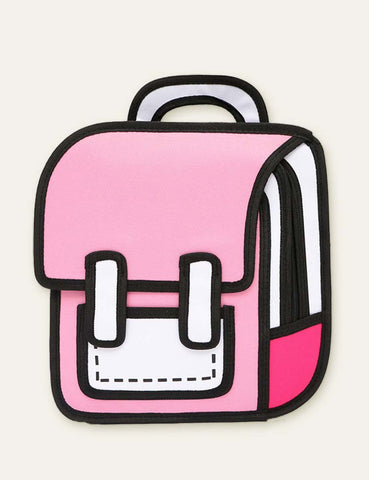 Comic Colorful Schoolbag Backpack