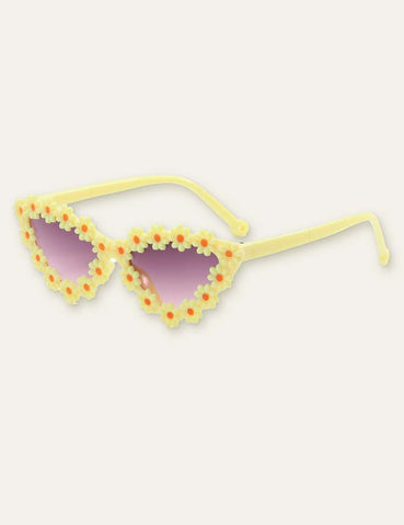 Cute Flowers Seaside Glasses