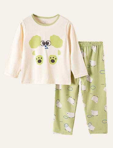 Animal Fruit Cartoon Printed Pajamas