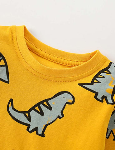 Dinosaur Full Printed Pajamas