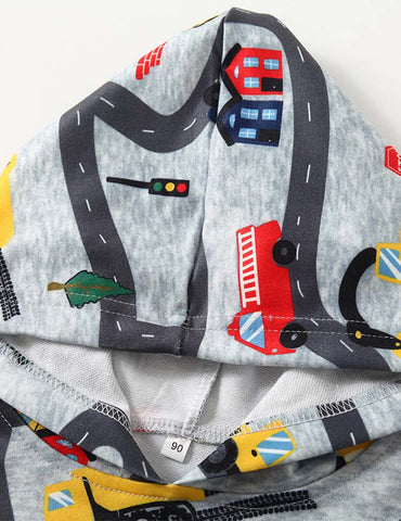 Cartoon Car Hoodie