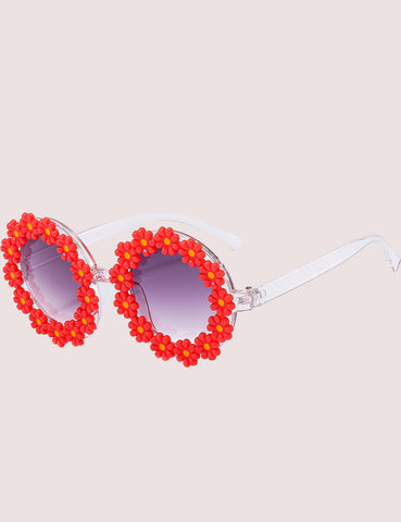 Daisy Beaded Sunglasses