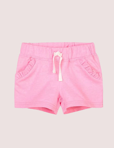 Elastic Smocked Shorts