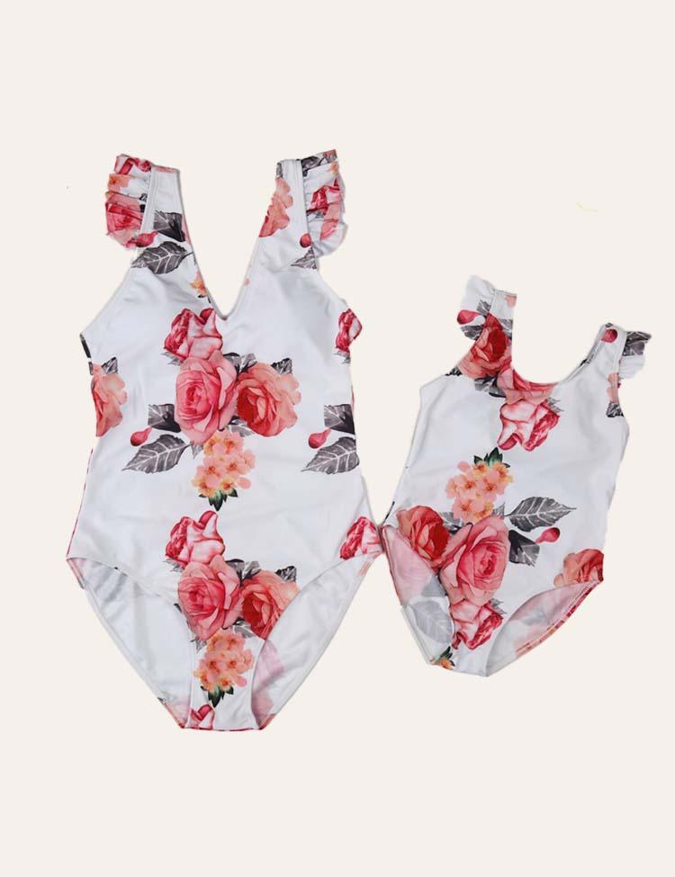 Floral Family Matching Swim Suit - CCMOM