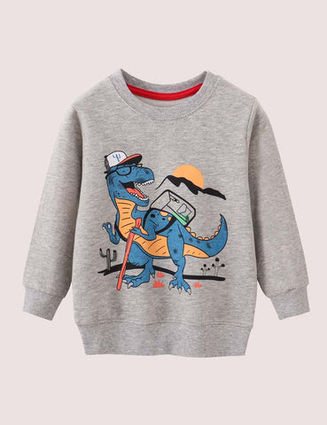 Winter Fun Dinosaur Sweatshirt