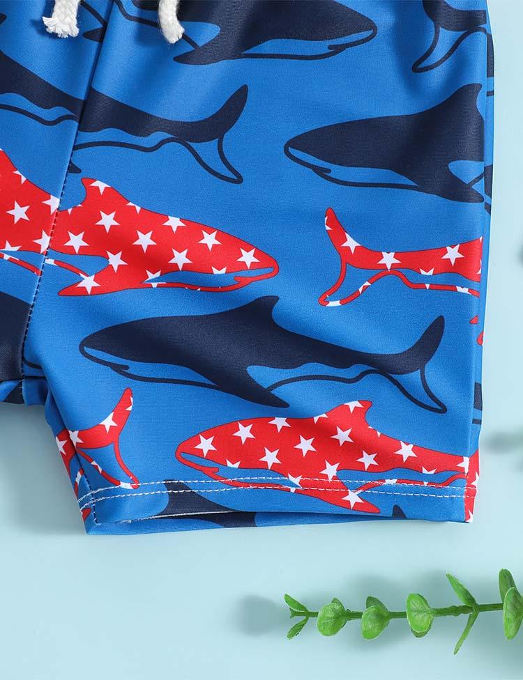 Shark Full Printed Swimming Shorts - CCMOM